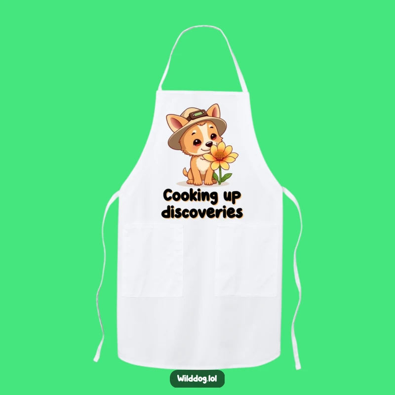 Funny Explorer Dog Chef Apron - Hilarious Gift for Pet-Loving Cooks