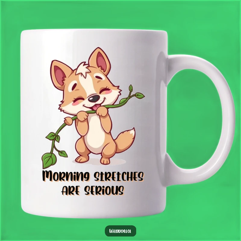 Funny Wild Dog Vine Mug: Playful Tugging Humor for Dog Lovers!
