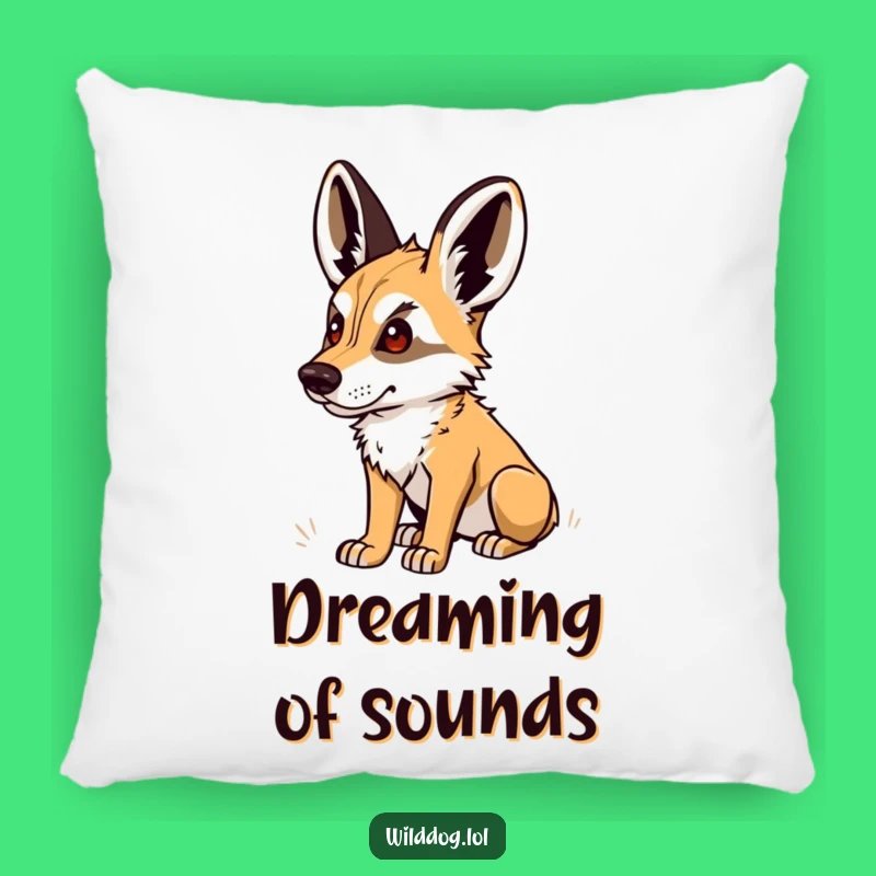 Funny Listening Dog Pillow: Perked Ears Decor, Perfect Humorous Gift for Comfort