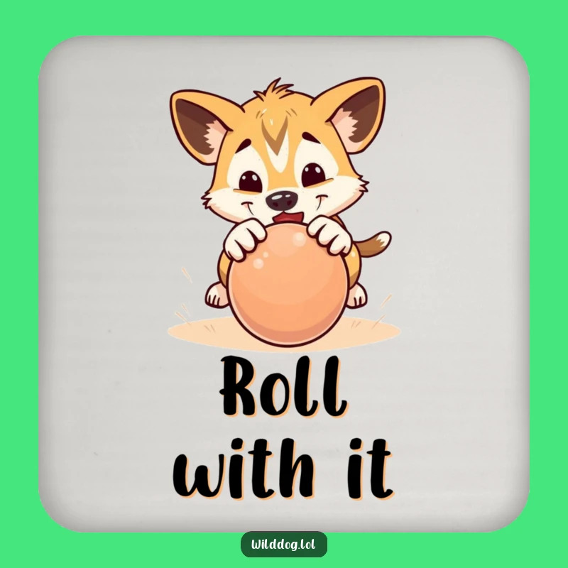 Funny Pouncing Puppy Coaster: Add Play to Your Table