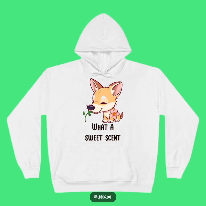 Funny Wild Dog Hoodie: Cozy Curious Pup, Perfect Comfy Nature Gift!