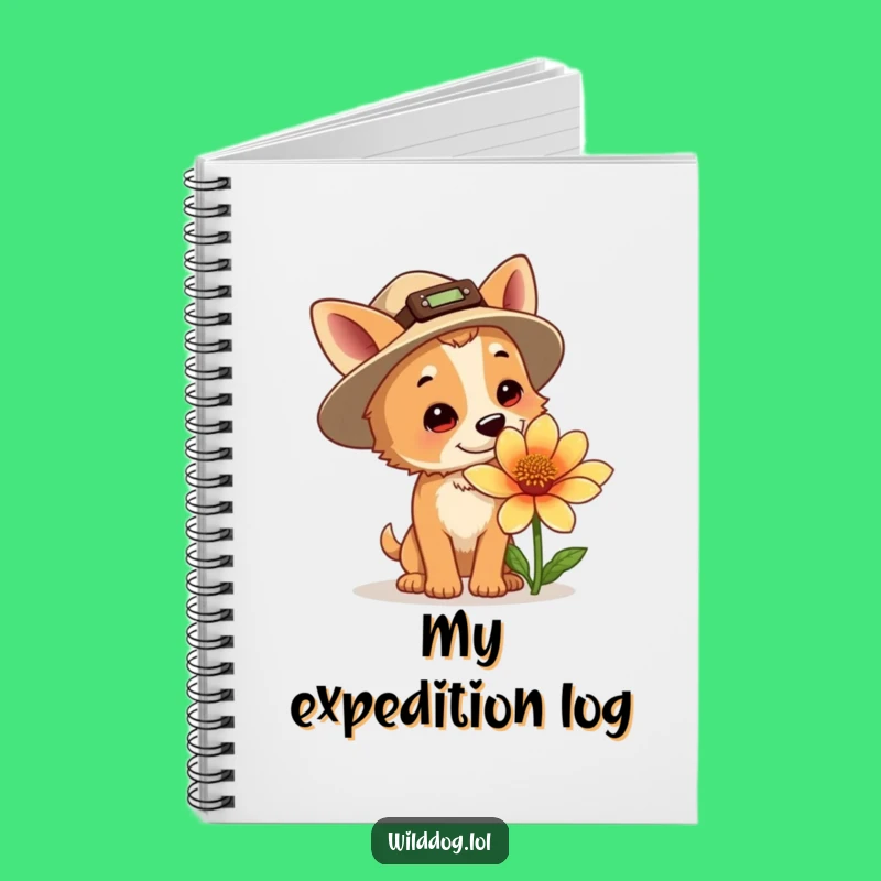 Funny Explorer Dog Notebook - Hilarious Journal for Adventures