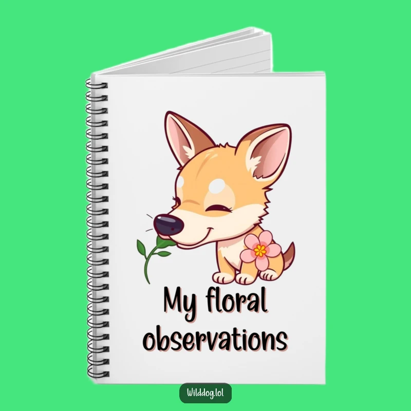 Funny Wild Dog Notebook: Curious Pup Journal, Ideal Gentle Gift!