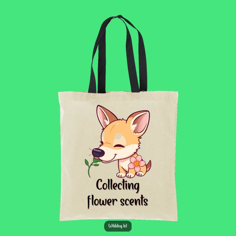 Funny Wild Dog Tote Bag: Curious Pup Accessory, Perfect Practical Gift!